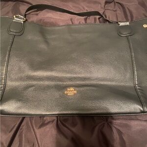 Coach Black Leather Women's Bag